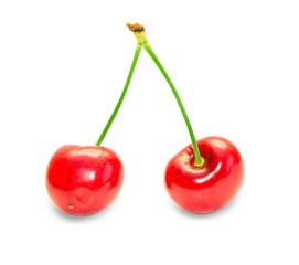 cherry isolated on white background
