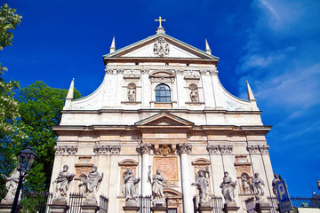 Fototapeta na wymiar Church Of St Peter And Paul