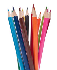 Colouring crayon pencils