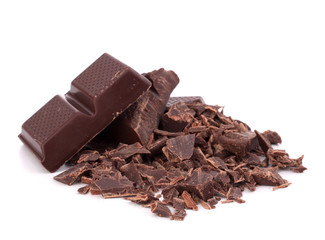 Chopped chocolate  bars