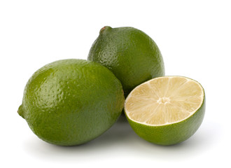 lime isolated on white background