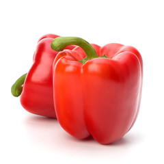 sweet pepper isolated on white background