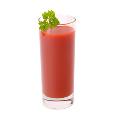 tomato juice glass