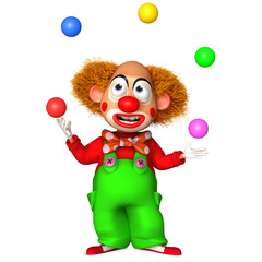 3d clown
