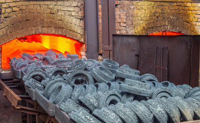 Furnace at the plant