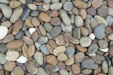round pebble stones background