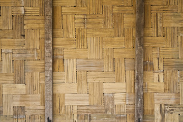 Pattern of bamboo partition