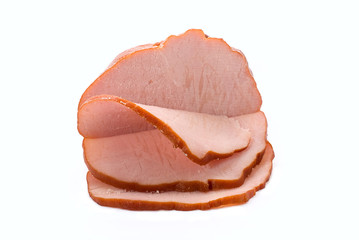 Thinly sliced ham