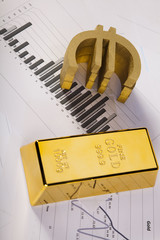 Gold bar background