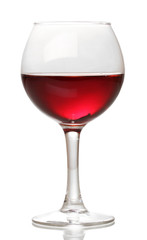 Wineglass isolated on white