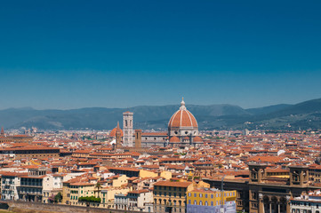 Fototapeta na wymiar Widok Florencji, Włochy