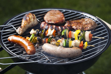 Cooking on the barbecue grill