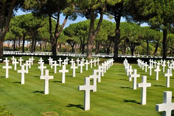 Cimitero - Sacrario Americano di Nettuno - Roma - Lazio - Italia