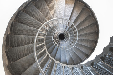 Spiral staircase to infinity