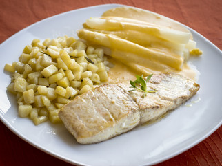 Lachs mit Spargel