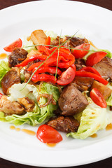 meat with vegetables