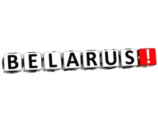 3D Belarus Button Click Here Block Text