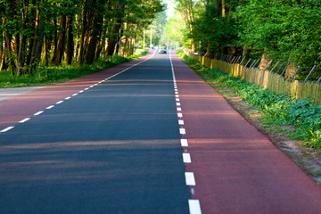 Fototapeta premium Empty rural road