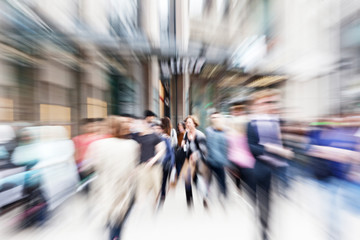 Menschen in der Großstadt