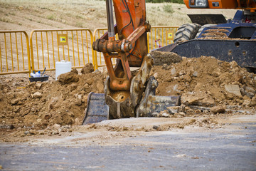 Fototapeta premium Excavator detail