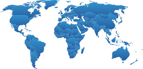 Fototapeta na wymiar Mapa świata