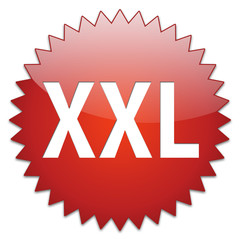 sticker red size XXL - obrazy, fototapety, plakaty