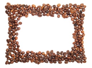 Coffee beans frame