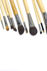 cosmetic brushes with copy place