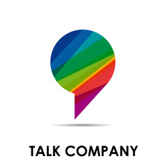 Logo talking # Vector