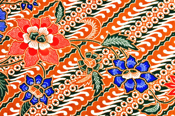 Color of batik pattern