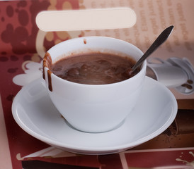 Cup hot chocolate