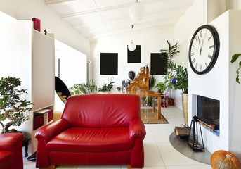 interior loft, furnished livingroom