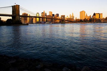 Fototapeta na wymiar Brooklyn Bridge, Manhattan, Nowy Jork, USA