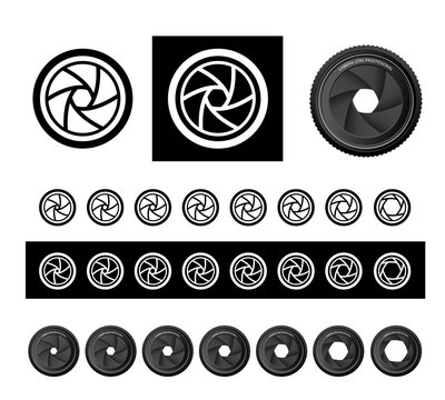 vector camera shutter apertures