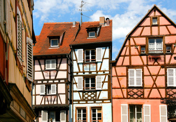 Fachwerkhäuser in Colmar / Elsass, Frankreich