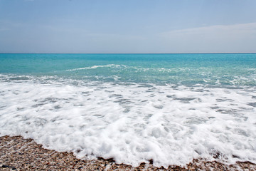 Beach at the mediterranean sea