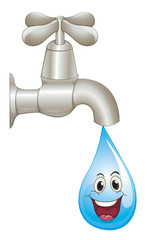 tap and water drop