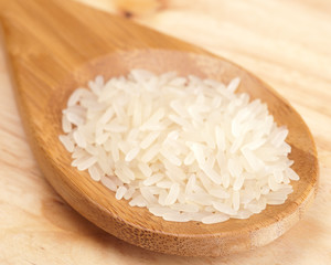 spoon with rice