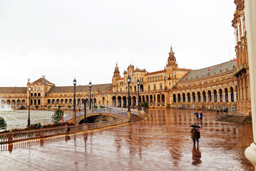 Fototapeta na wymiar Spanien, Sevilla, Spanischer Pavillon