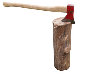 Axe on chopping block