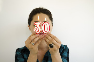 woman turning 30 years of age