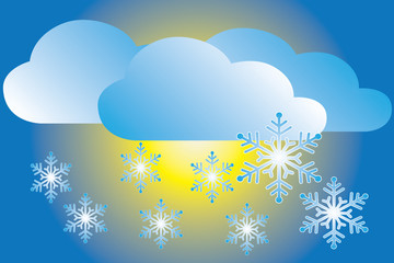weather icons snowfall