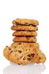 Homemade oatmeal raisin cookies