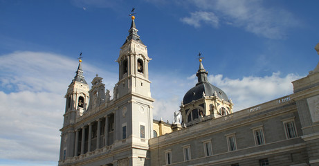 Fototapeta na wymiar Towers of cathedral