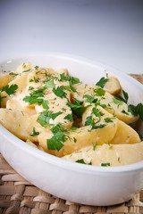 potatoes with sour cream and onion