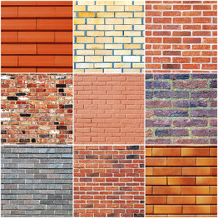 Brick wall textures