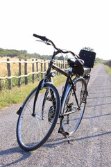 Plakat Jazda rowerem na wsi