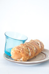 Hot dogs wrapped in crescent rolls