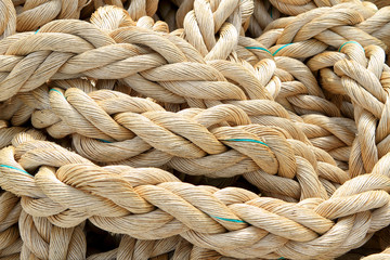 Marine rope background .