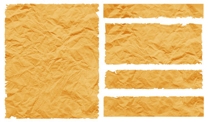 Rip Crumpled Paper Vector illustration